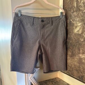 O'Neill Gray Flat Front Shorts Casual Chino Style